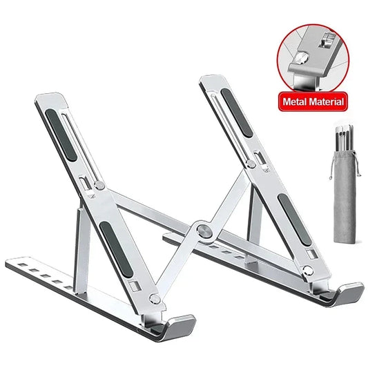 Aluminium Laptop Stand + Free Pouch
