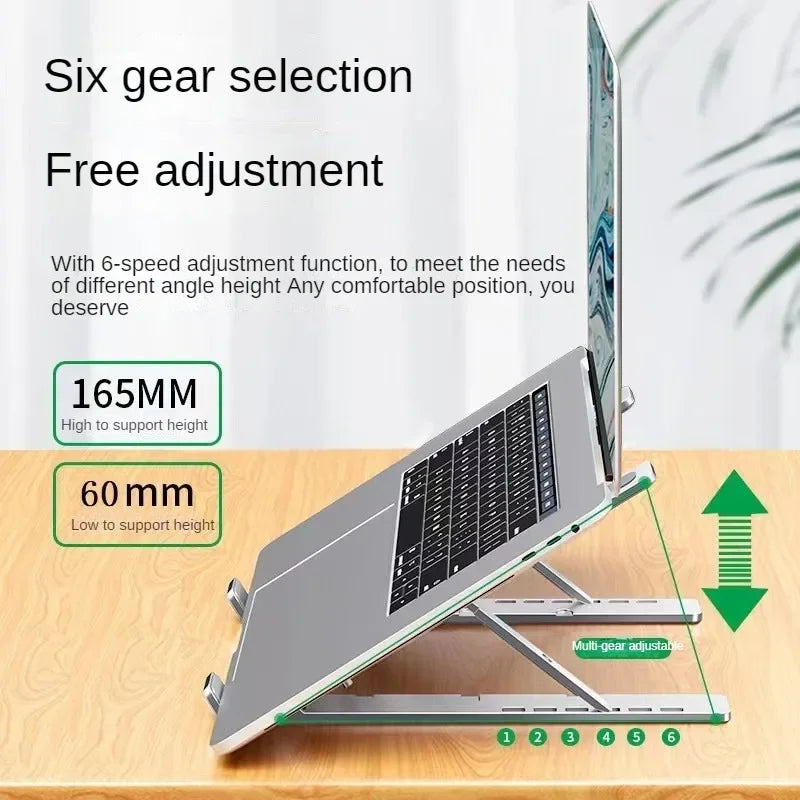 Aluminium Laptop Stand + Free Pouch