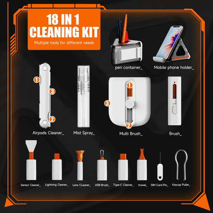 18 in 1 Multifunctional Cleaning Kit