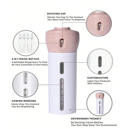 4 in 1 Travel Container