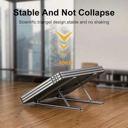 Aluminium Laptop Stand + Free Pouch