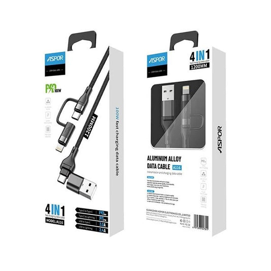 4 in 1 Fast Charging Data Cable
