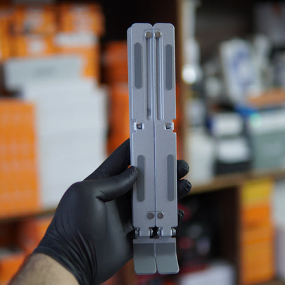 Premium Tech Bundle | Almunium Laptop Stand + USB Type C 8-IN-1 HUB + FREE Pouch