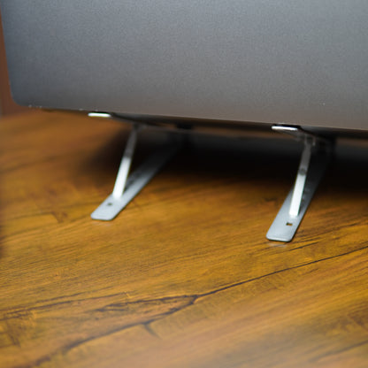 Premium Tech Bundle | Almunium Laptop Stand + USB Type C 8-IN-1 HUB + FREE Pouch