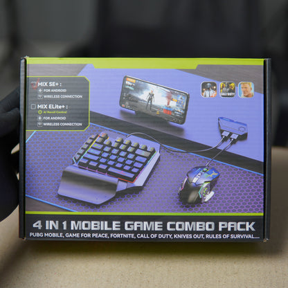 4 in 1 Mobile Gaming Combo Pack Bundle for PUBG