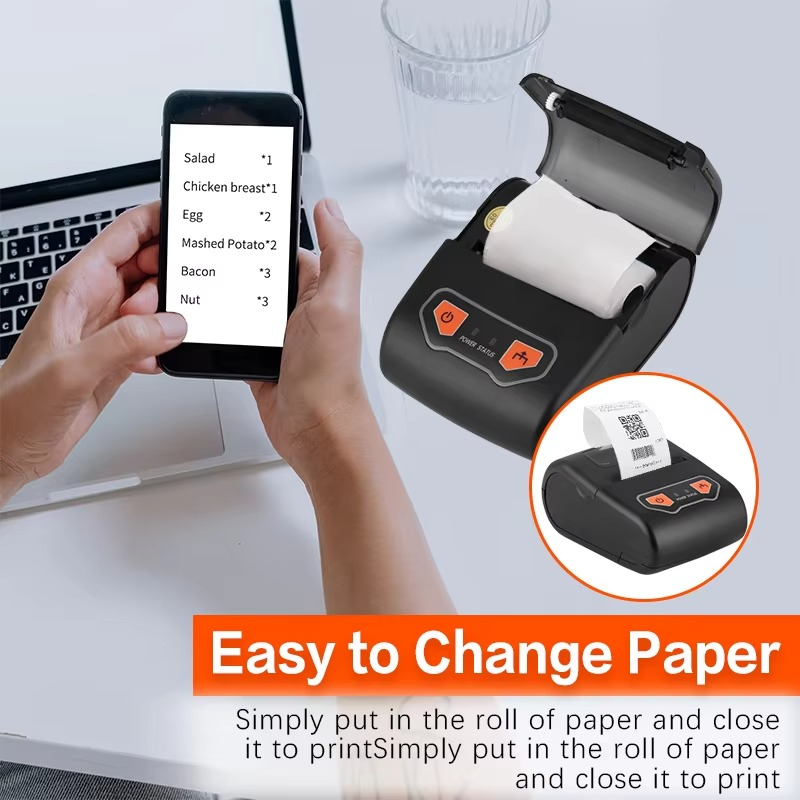 Mini Mobile Portable Thermal Printer 58mm
