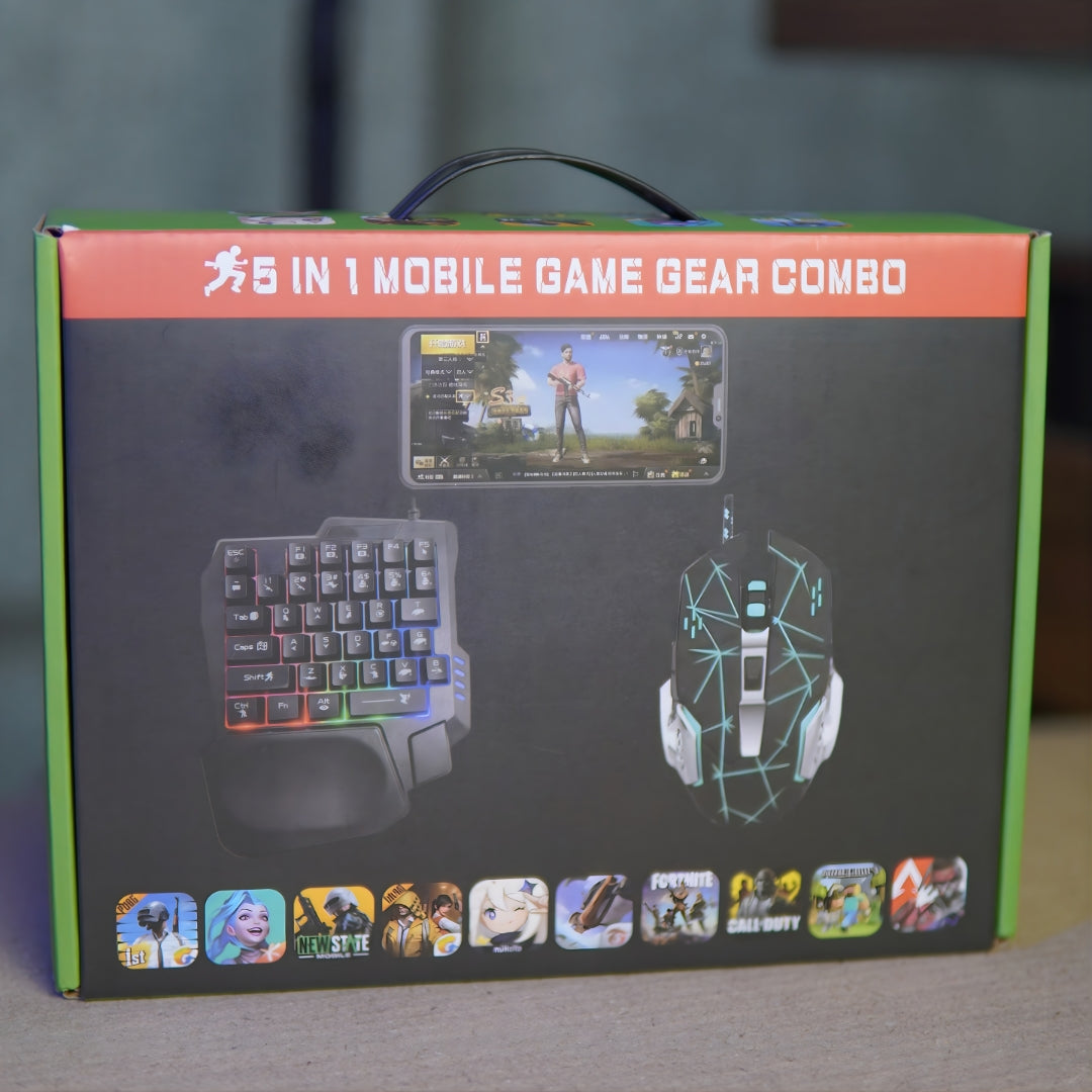 5 in 1 Mobile Gaming Combo Pack