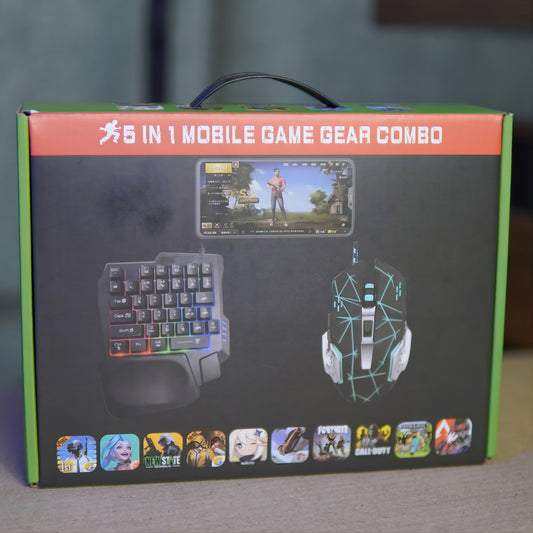 5 in 1 Mobile Gaming Combo Pack
