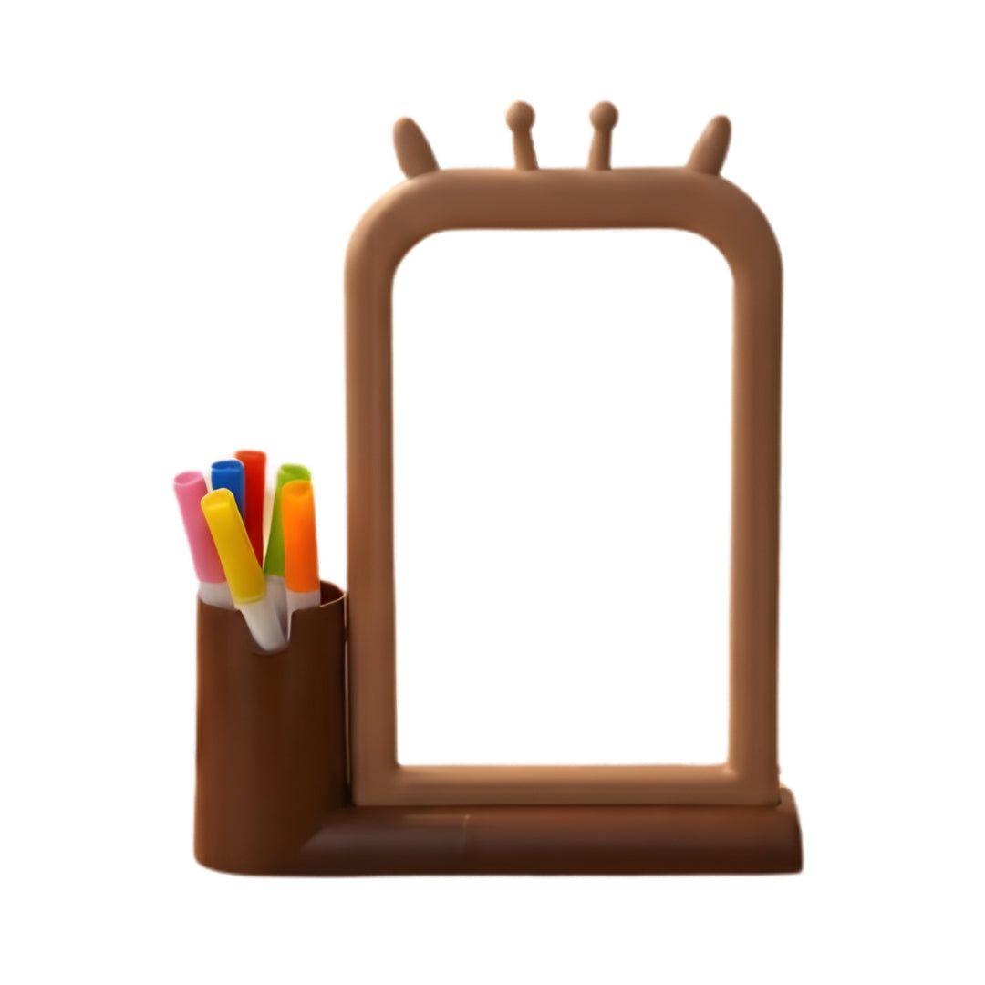 4-in-1 DIY Painting Lamp with Mirror, LED Lights & USB Rechargeable Organizer