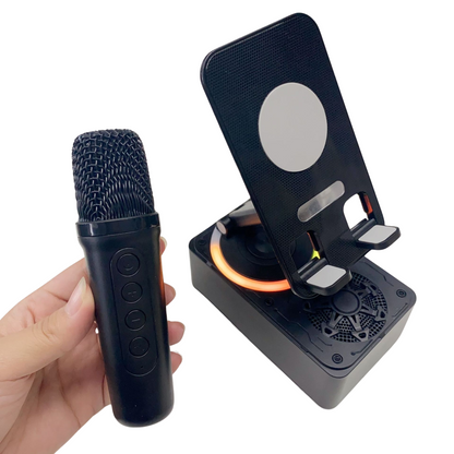 K-18 3 in 1 Rotatory stand + Wireless Speaker + Wireless Microphone
