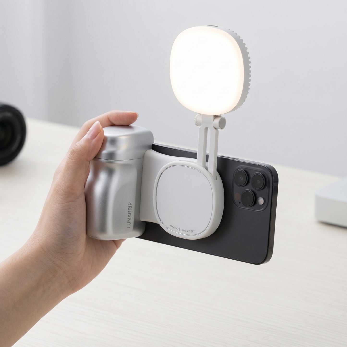 K02 Magnetic Assist Secure Magnetic Phone Grip & Stand